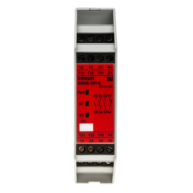Omron 24V AC/DC Safety Relay with 3 Safety Contacts and 1 Auxiliary Contact G9SB