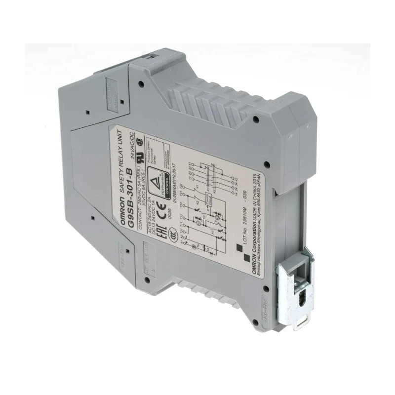 Omron 24V AC/DC Safety Relay with 3 Safety Contacts and 1 Auxiliary Contact G9SB