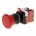 Omron Emergency Stop Push Button Panel Mount Twist Release 2 NC Contacts IP65 A22E-M-02