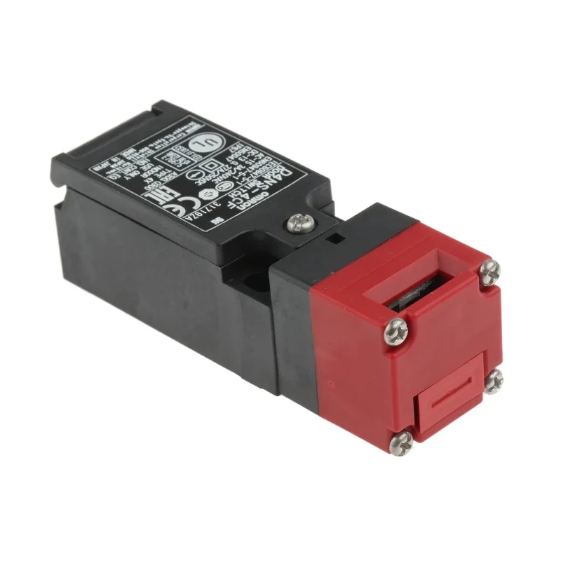 Omron D4NS Series Solenoid Interlock Switch with 1 NO/2 NC Safety Contacts IP67 Rated, Plastic Housing 