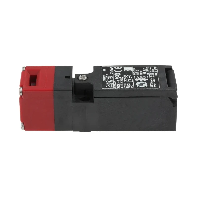 Omron D4NS Series Solenoid Interlock Switch with 1 NO/2 NC Safety Contacts IP67 Rated, Plastic Housing 