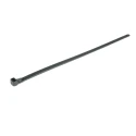 HellermannTyton Releasable Cable Tie, 150 mm Length x 7.6 mm Width, Black Polyamide 66, 200 N 131-21410 REL140-PA66-BK