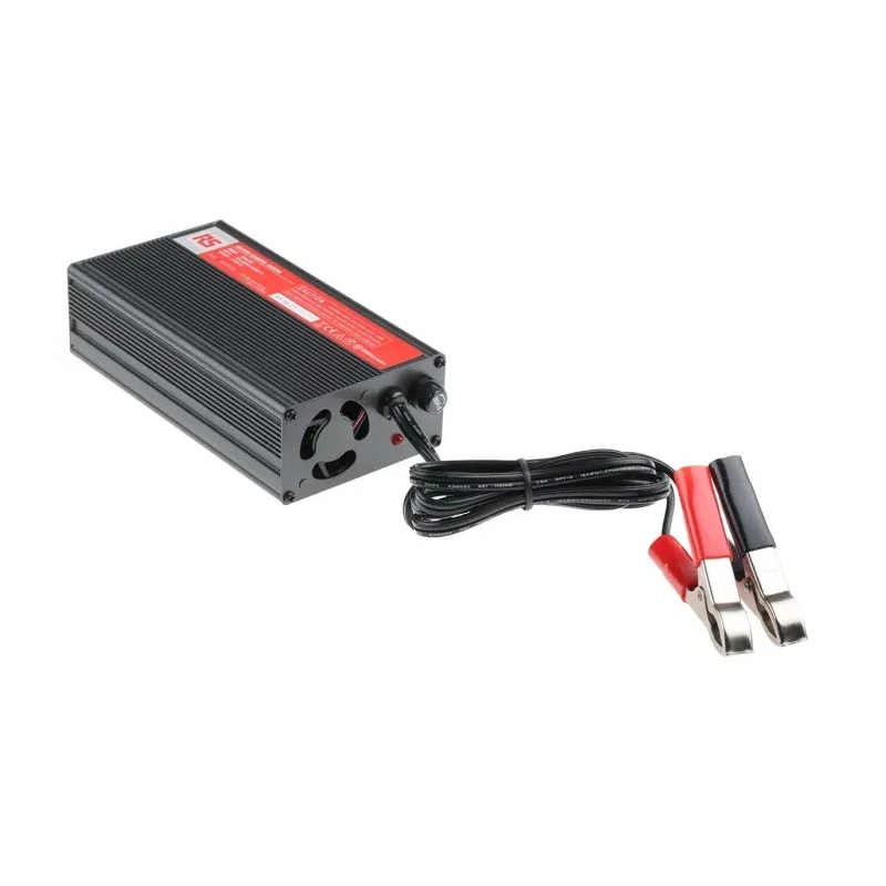 RS PRO 24V Lead Acid Battery Charger 7A 210W with UK Plug 3-Stage Control 549-277