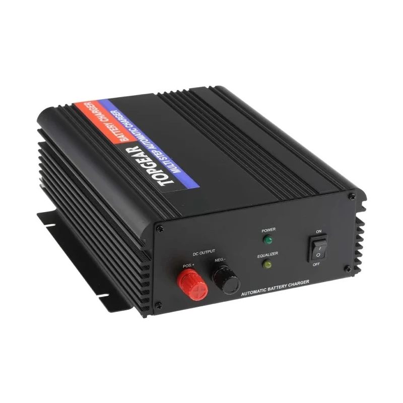 RS PRO 12V Lead Acid Battery Charger 25A 375W EU Plug 3 Stage RS PRO 549-306