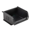 RS PRO Conductive Plastic ESD Bin 90mm Length 100mm Width 50mm Height Black 550-319
