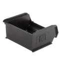 RS PRO Conductive Plastic ESD Bin 90mm Length 100mm Width 50mm Height Black 550-319