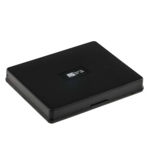 RS PRO Conductive Polypropylene ESD Storage Box 111 mm Length 86 mm Width 17 mm Height 550-886