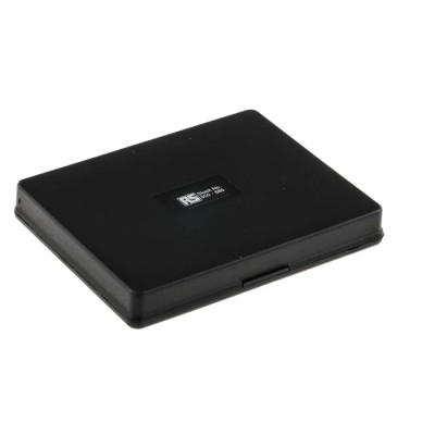 RS PRO Conductive Polypropylene ESD Storage Box 111 mm Length 86 mm Width 17 mm Height 550-886