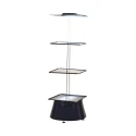 Raaco Empty Cabinet Turntable Steel Storage System 1.76 m Height x 680 mm Width x 680 mm Depth Blue 137447
