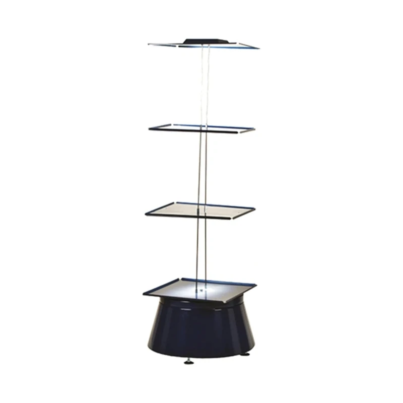 Raaco Empty Cabinet Turntable Steel Storage System 1.76 m Height x 680 mm Width x 680 mm Depth Blue 137447