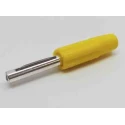 RS PRO Yellow Male Banana Connector, Solder Termination, 50V, 10A, Silver Plating 212-1224