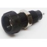 RS Pro Black Female Banana Socket 4 mm Connector Solder Termination 50V 10A Silver Plating 212-1225