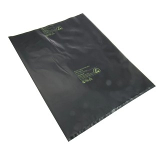 RS PRO ESD-Safe Bag Black Conductive 406mm Width x 305mm Height Black Heat Seal 10 Per Pack 550-101