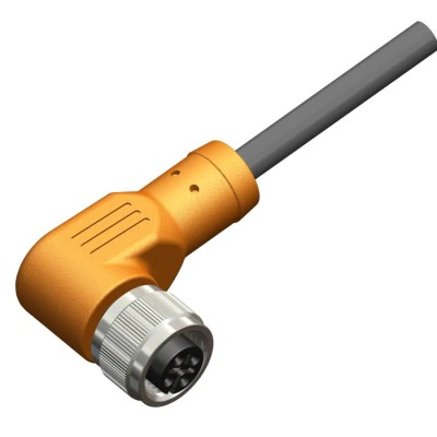 RS PRO Female 4 Way Right Angle to Unterminated Free End Sensor Actuator Cable, 2 m, 250V, Polyurethane Jacket 212-1702