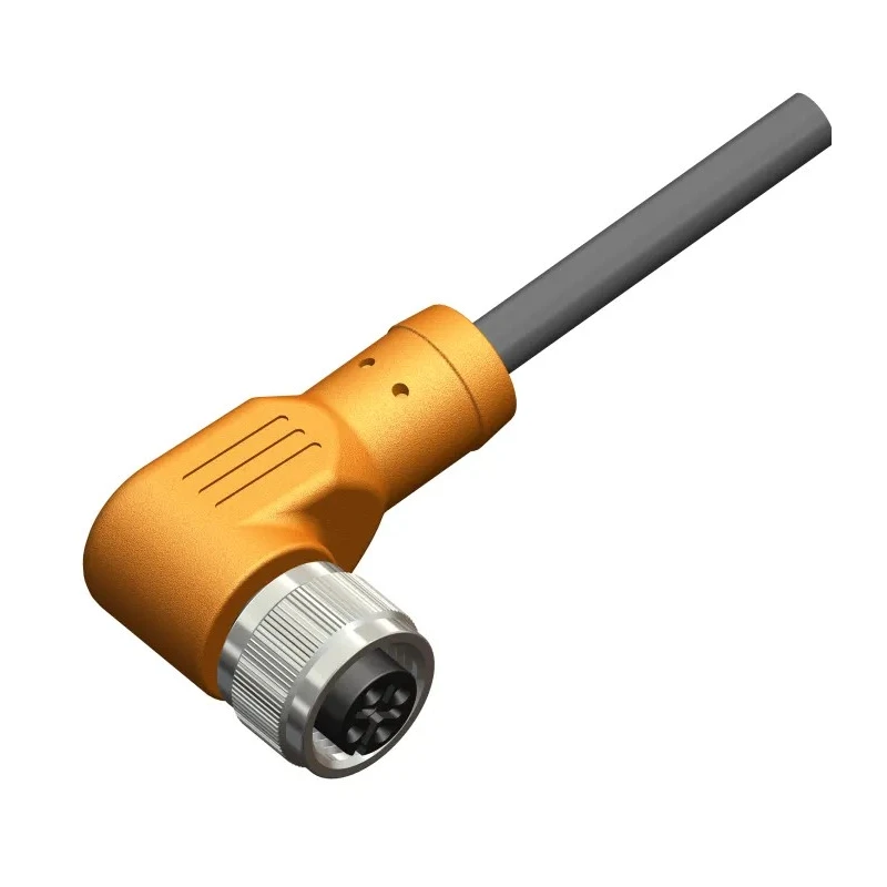 RS PRO Female 4 Way Right Angle to Unterminated Free End Sensor Actuator Cable, 2 m, 250V, Polyurethane Jacket 212-1702