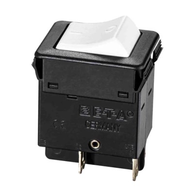 ETA Thermal Circuit Breaker 15A Current Rating 2-Pole Snap-in Mount 3130-F120-P7T1-W02Q-15A