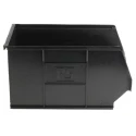 RS PRO Conductive Plastic ESD Bin 150 mm Length 240 mm Width 130 mm Height Black 550-331
