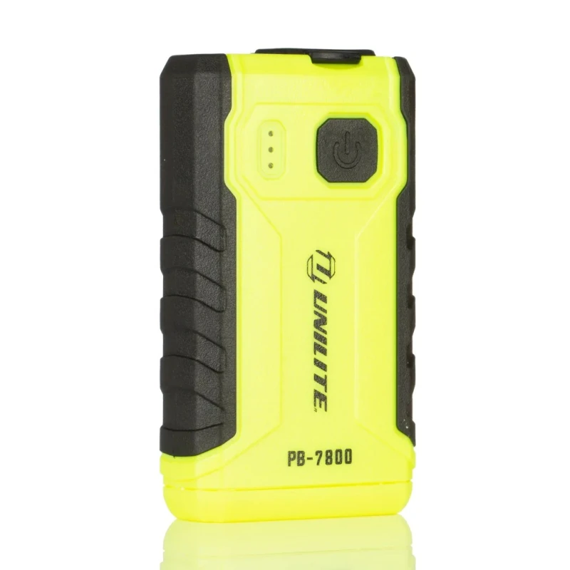 Unilite Industrial Magnetic Power Bank Portable Charger Lithium-ion Battery 7.8 Ah 12V 5V 9V with Flashlight PB-7800