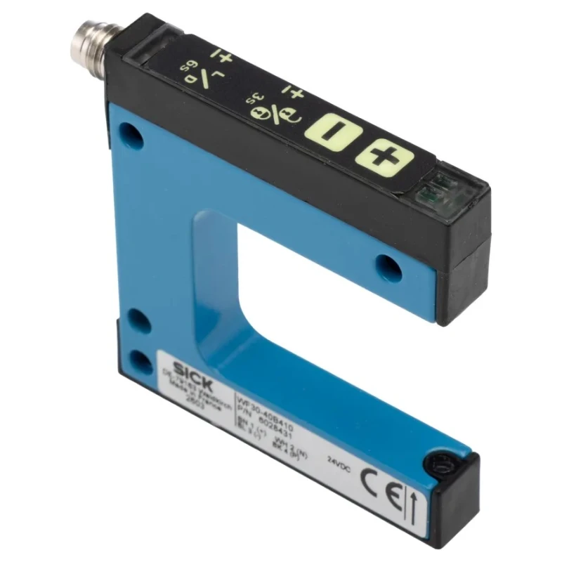 SICK Fork Photoelectric Sensor 30 mm, NPN/PNP Output, Infrared LED, Aluminium Housing, IP65 
