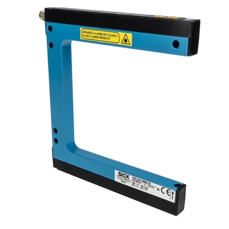 SICK Fork Photoelectric Sensor, Fork Sensor, 80 mm Detection Range, NPN/PNP Output, IP65 Metal Housing 