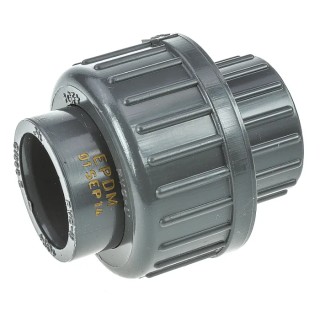 Georg Fischer Plastic Pipe Fitting Straight Push-in Union 1/2 in 721511106
