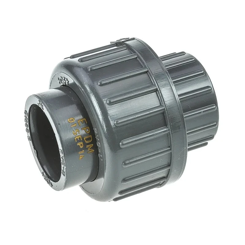 Georg Fischer Plastic Pipe Fitting Straight Push-in Union 1/2 in 721511106