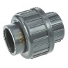 Georg Fischer Plastic Pipe Fitting Straight Push-in Union 1/2 in 721511106