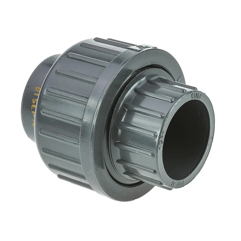 Georg Fischer Plastic Pipe Fitting Straight Push-in Union 1/2 in 721511106