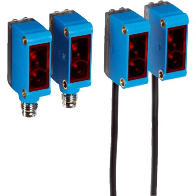 SICK Through Beam Photoelectric Sensor, Block, NPN Output, 0 to 15 m Detection Range, IP67, Model GSE6-N4112