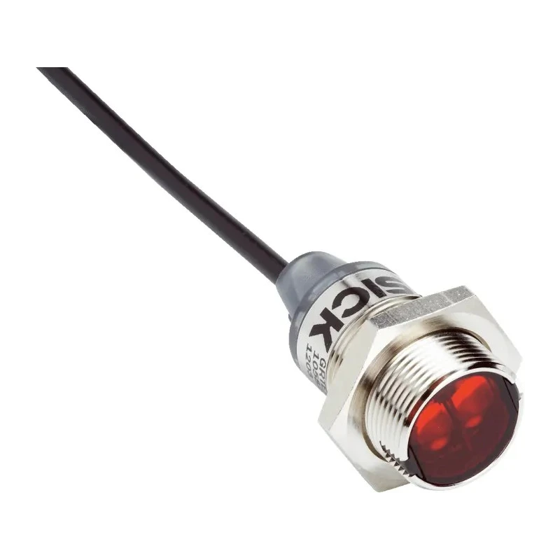 SICK Energetic Photoelectric Sensor Barrel Sensor 5 mm to 550 mm PNP Output IP67 GRTE18S-P1342