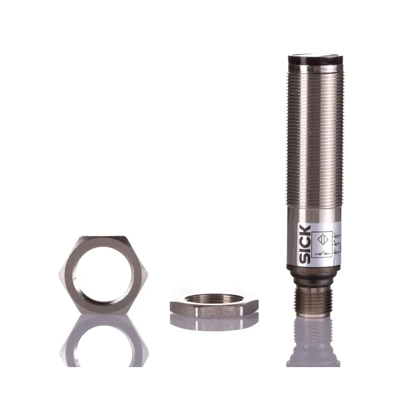 SICK Energetic Photoelectric Sensor, Barrel Style, Detection Range 5 mm to 400 mm, PNP Output, IP67 Protection VTE18-3F4140