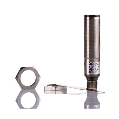 SICK Energetic Photoelectric Sensor Barrel Sensor 3 mm to 200 mm Detection Range NPN Output IP67 VTE18-4N2240