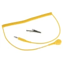 RS PRO ESD Grounding Cord 1.8m Coil Cord with 1 MΩ Resistor for Electrostatic Discharge Control 552-898
