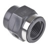 Georg Fischer Plastic Pipe Fitting Straight Push-in Socket 1/2 in 721911006