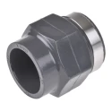 Georg Fischer Plastic Pipe Fitting Straight Push-in Socket 1/2 in 721911006