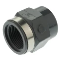 Georg Fischer Plastic Pipe Fitting Straight Push-in Socket 3/4 in 40mm 721911007