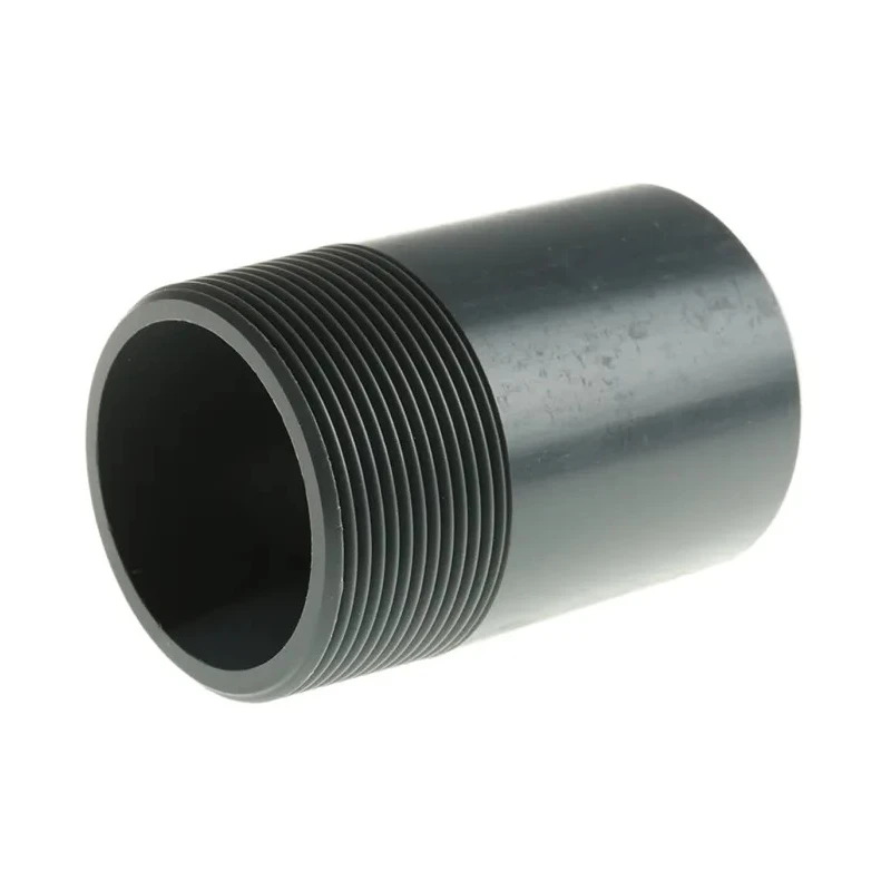 Georg Fischer Plastic Pipe Fitting Straight Threaded R Nipple 2 in 721913911