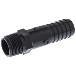 Georg Fischer Hose Connector 25 mm ID BSPT Male Thread 10 bar 721960707