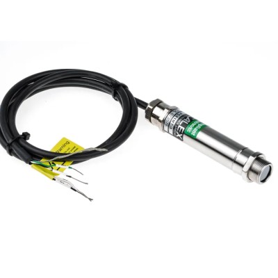 Calex Type J Thermocouple Infrared Temperature Sensor 1 m Cable Length 0 °C to 250 °C 18mm Diameter 316 Stainless PC21MT-3