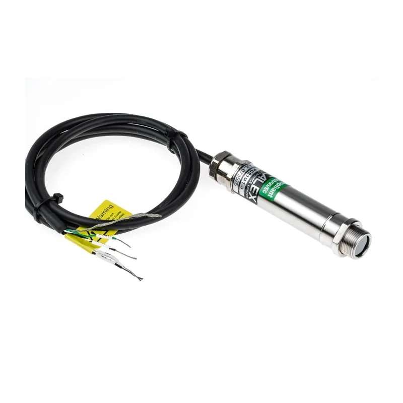 Calex Type J Thermocouple Infrared Temperature Sensor 1 m Cable Length 0 °C to 250 °C 18mm Diameter 316 Stainless PC21MT-3