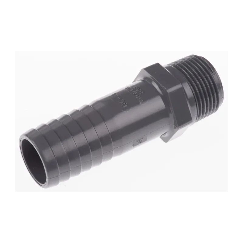 Georg Fischer Hose Connector 30 mm ID BSPT Male Thread 10 bar 721960708