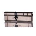 ABUS Brass Euro Cylinder Lock 100mm Matt Brass Nickel Finish 5 Lock Pins 85127