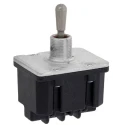 Honeywell Technologies Toggle Switch, Bushing Mount, On-Off, 4PST, Wire Terminal, 28 V DC, 125 V AC 104TL1-2G