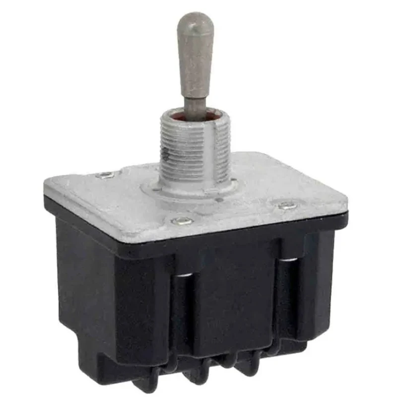 Honeywell Technologies Toggle Switch, Bushing Mount, On-Off, 4PST, Wire Terminal, 28 V DC, 125 V AC 104TL1-2G