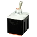 Honeywell Technologies Toggle Switch Bushing Mount On-On 4PDT Wire Terminal 28V DC, 125V AC 104TL2-3