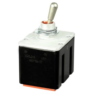 Honeywell Technologies Toggle Switch Bushing Mount On-On 4PDT Wire Terminal 28V DC, 125V AC 104TL2-3