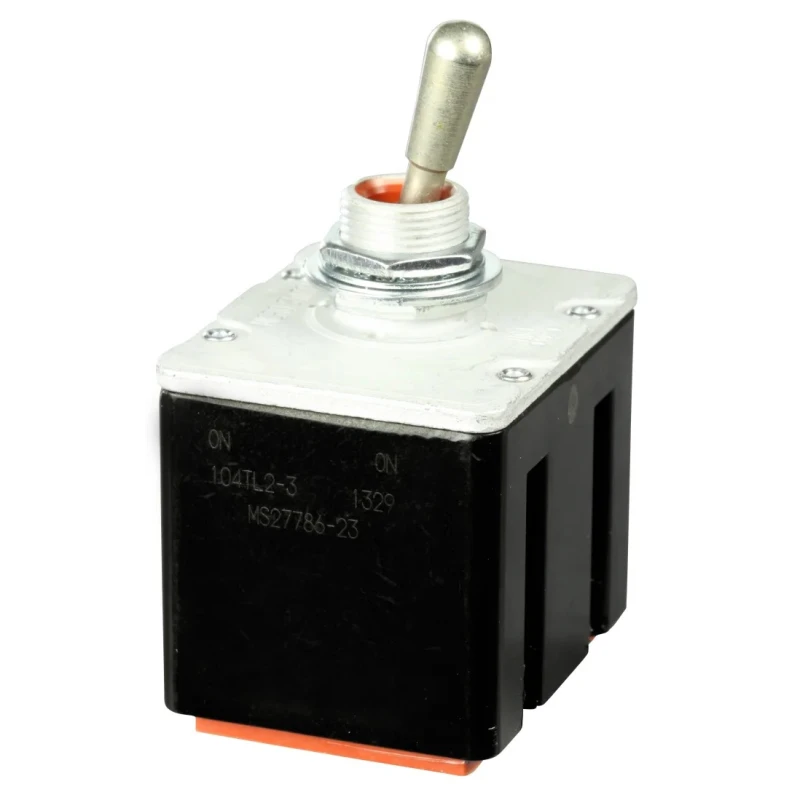 Honeywell Technologies Toggle Switch Bushing Mount On-On 4PDT Wire Terminal 28V DC, 125V AC 104TL2-3