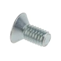 RS PRO Pozidriv Countersunk Steel Machine Screw 6 mm M3 553-396