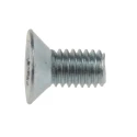 RS PRO Pozidriv Countersunk Steel Machine Screw 6 mm M3 553-396