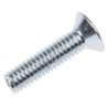 RS PRO Pozidriv Countersunk Steel Machine Screw M4 Thread 16 mm Length 553-431